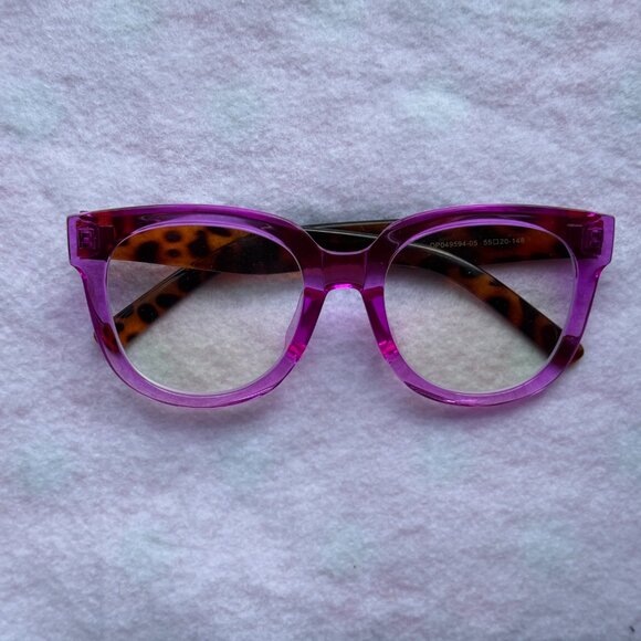 Zeelool Square Oversized Frames with Tortoise Arms (Prescription Lenses) - Picture 2 of 4